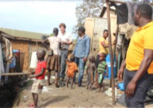 Locals and tourists in the community